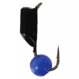 Мормышка вольфрам «Кошачий глаз» 0,8 г, гвоздик D2,5 синий