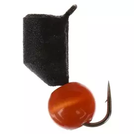 Мормышка вольфрам «Кошачий глаз» 1,5 г, гвоздик D4 красный