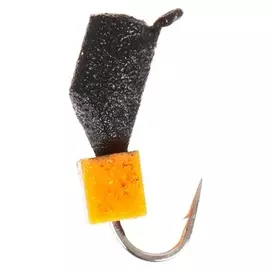 Мормышка вольфрам True Weight «Гвоздекубик» D=3, кисл. оранжевый кубик