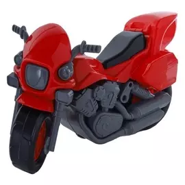 Мотоцикл «Харли», цвет красный