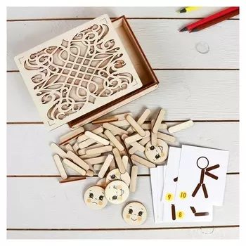 Мозаика из палочек Человечки