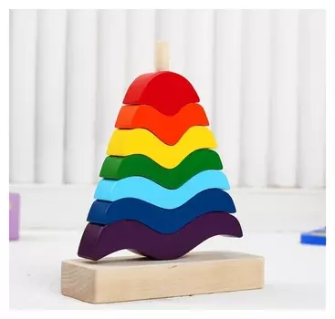 Мозаика Пирамидка Ёлка 8 деталей