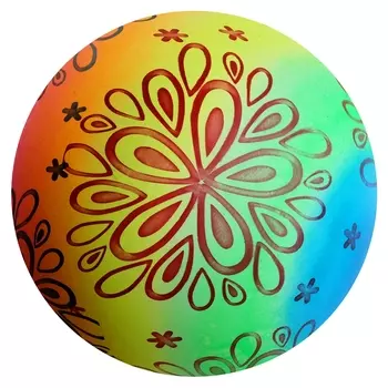 Мяч детский «Цветы», D=22 см, 70 г