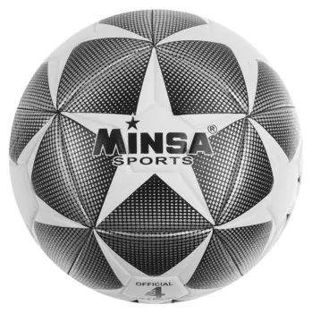 Мяч футбольный Minsa, размер 4, 32 панели, PU, 4 подслоя