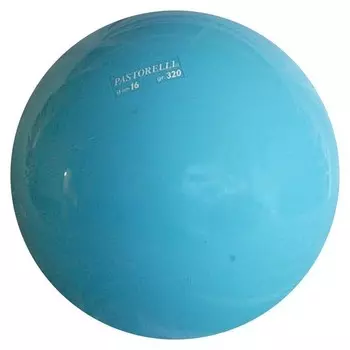 Мяч гимнастический Pastorelli, 16 см, цвет голубой