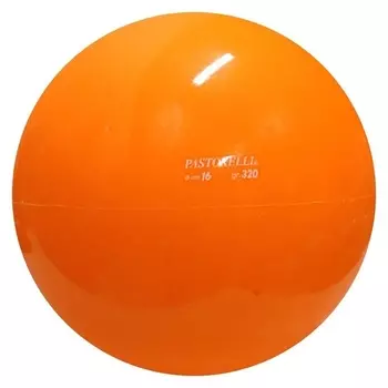 Мяч гимнастический Pastorelli, 16 см, цвет оранжевый