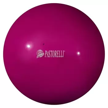 Мяч гимнастический Pastorelli New Generation, 18 см, Fig, цвет малиновый