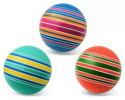 Мяч Полосатики ручное окрашивание 20 см