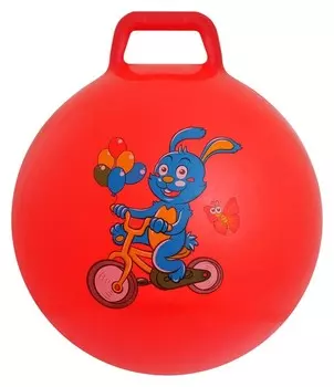 Мяч прыгун с ручкой «Сказочные истории», D=65 см, 600 г