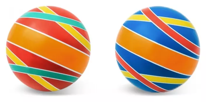 Мяч Сатурн ручное окрашивание