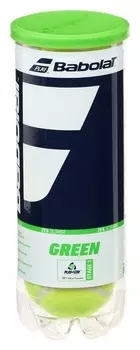 Мяч теннисный детский Babolat Green, арт.501066,уп.3 шт, войлок, шерсть, нат.резина