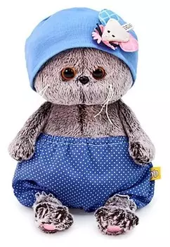 Мягкая игрушка Басик Baby в шапочке с мышкой 20 см
