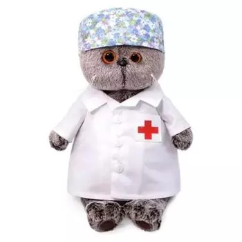 Мягкая игрушка Басик-доктор 19 см