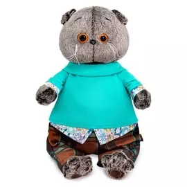 Мягкая игрушка «Басик в штанах в клетку», 25 см