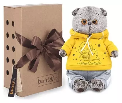 Мягкая игрушка Басик в спортивном костюме 22 см