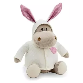 Мягкая игрушка Бегемот Зайчик 20 см