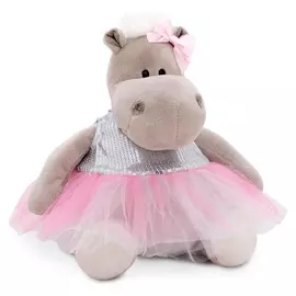 Мягкая игрушка «Бегемотик: зефирка», 15 см