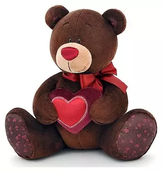 Мягкая игрушка Choco с сердцем