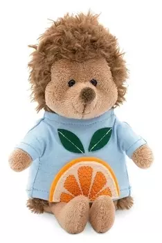 Мягкая игрушка «Ёжик колюнчик: апельсинка», 15 см