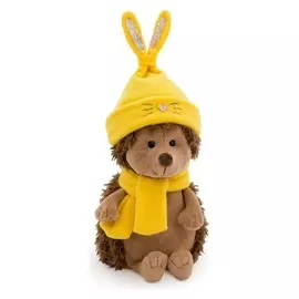 Мягкая игрушка «Ёжик колюнчик» в шапке зайчонка 20 см
