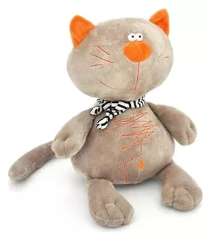 Мягкая игрушка Кот батон, цвет серый