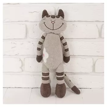 Мягкая игрушка Кот Полосатик, 33 см