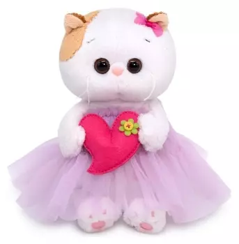 Мягкая игрушка «Ли-ли Baby в платье с сердечком», 20 см