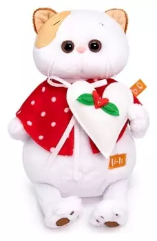 Мягкая игрушка «Ли-ли в накидке с сердцем», 24 см