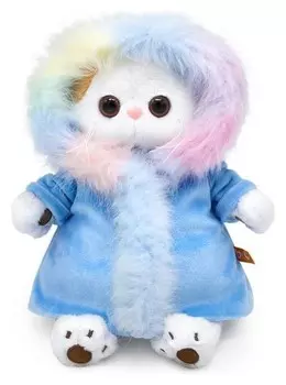 Мягкая игрушка «Ли-ли в шубке с радужным мехом», 27 см