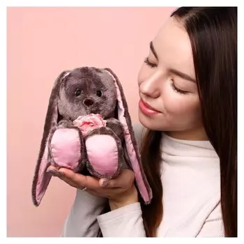 Мягкая игрушка Li с розовыми цветами