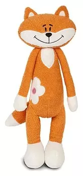 Мягкая игрушка Лисичка с цветочком 33 см