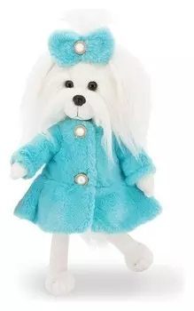 Мягкая игрушка Lucky Mimi, в бирюзовой шубе с каркасом 25 см