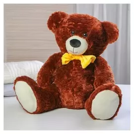 Мягкая игрушка Медведь коричневый с бабочкой