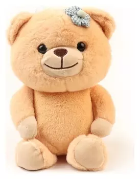 Мягкая игрушка «Медведь с цветком»