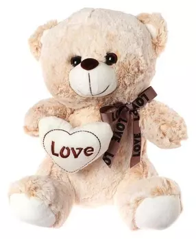 Мягкая игрушка «Мишка с сердечком», 30 см