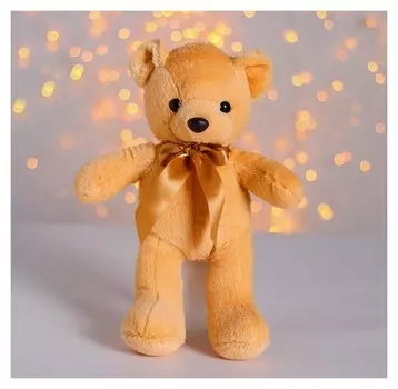 Мягкая игрушка Мишутка с бантом 33 см