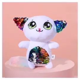 Мягкая игрушка с пайетками Кошечка шанти