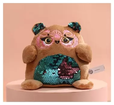 Мягкая игрушка с пайетками Мишка