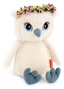 Мягкая игрушка «Сова лиза: цветочная фантазия», 20 см