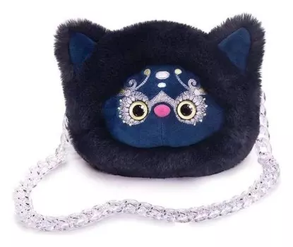 Мягкая игрушка-сумочка «Лори нео», цвет чёрный