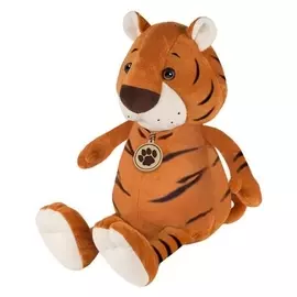 Мягкая игрушка «Тигр толстяк с медальоном», 20 см