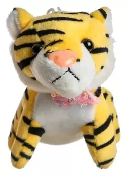 Мягкая игрушка «Тигруля», 12 см, на присоске
