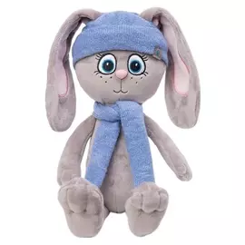 Мягкая игрушка «Зайчик эклер в шапке и шарфике», 25 см