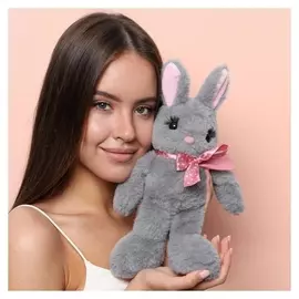 Мягкая игрушка Зайка Luna с бантом