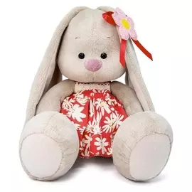 Мягкая игрушка Зайка Ми в летнем сарафане, 18 см