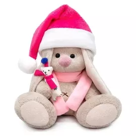 Мягкая игрушка «Зайка Ми в малиновом колпачке», 15 см