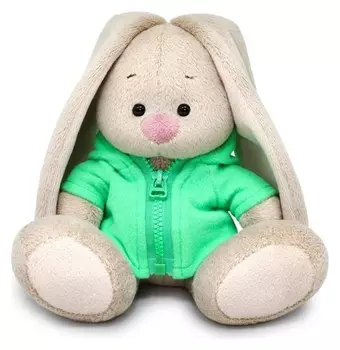 Мягкая игрушка Зайка Ми в толстовке дракончик, 15 см