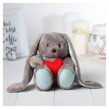 Мягкая игрушка зайка «Влюблённый Lu»