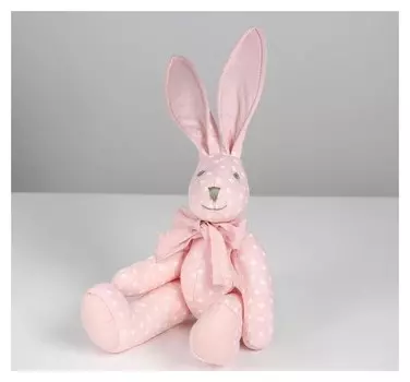 Мягкая игрушка Зайка в горох