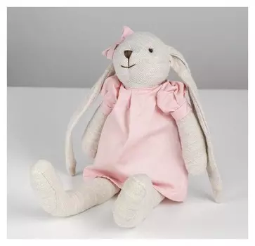 Мягкая игрушка Зайка в платье